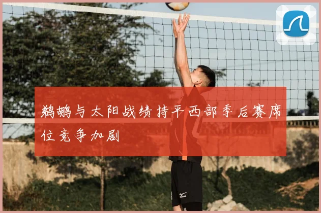 鹈鹕与太阳战绩持平西部季后赛席位竞争加剧